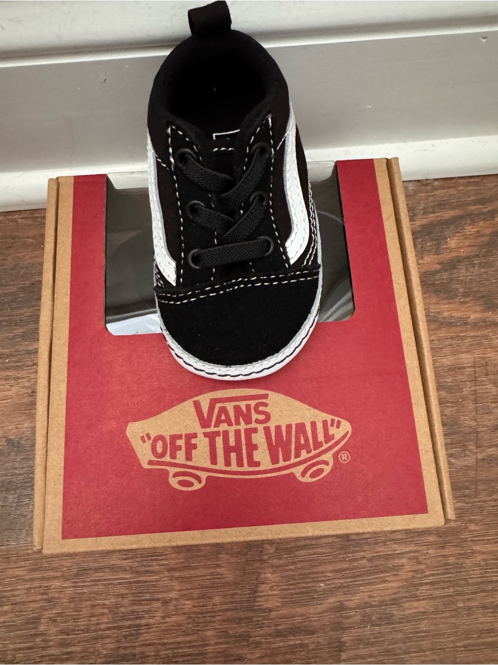 Vans Kids Black & White Classic Slip-On Sneaker